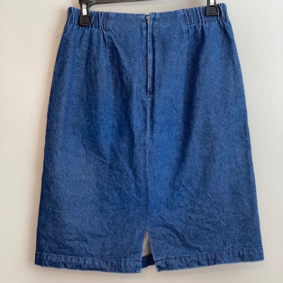 EUC Anthropologie Lili's Closet Cameron Denim Skirt Size Small - Picture 6 of 9